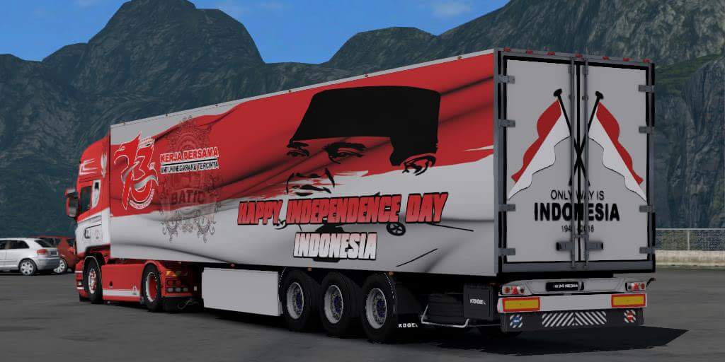 Skin Trailer Spesial HUT RI Skin Trailer Spesial HUT RI