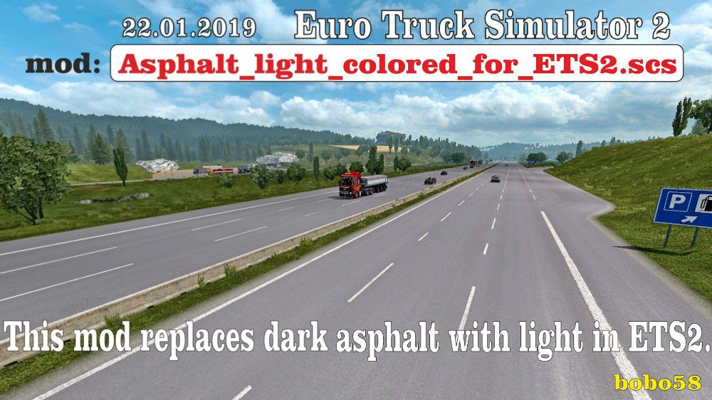 Road Asphalt for ETS2 Road Asphalt for ETS2