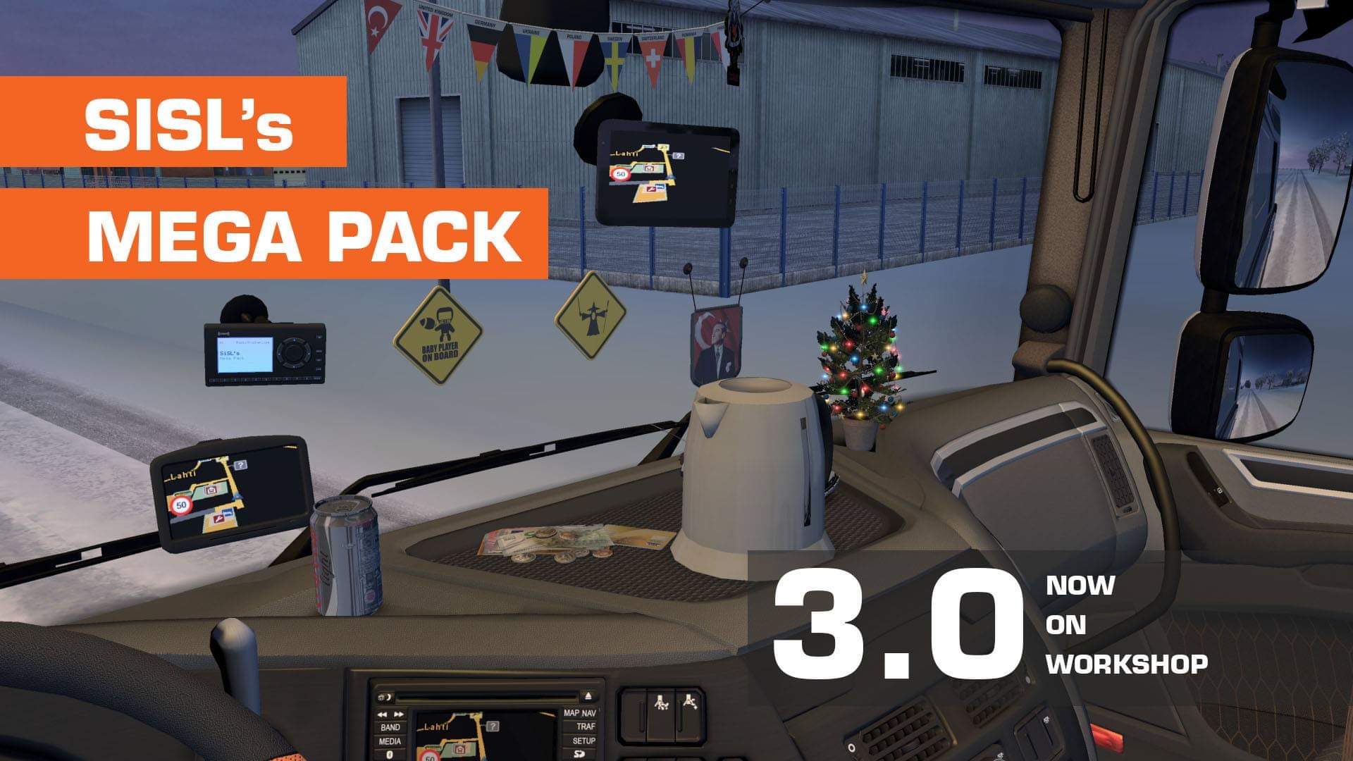 SiSL’s Mega Pack v 3.0 for ETS2