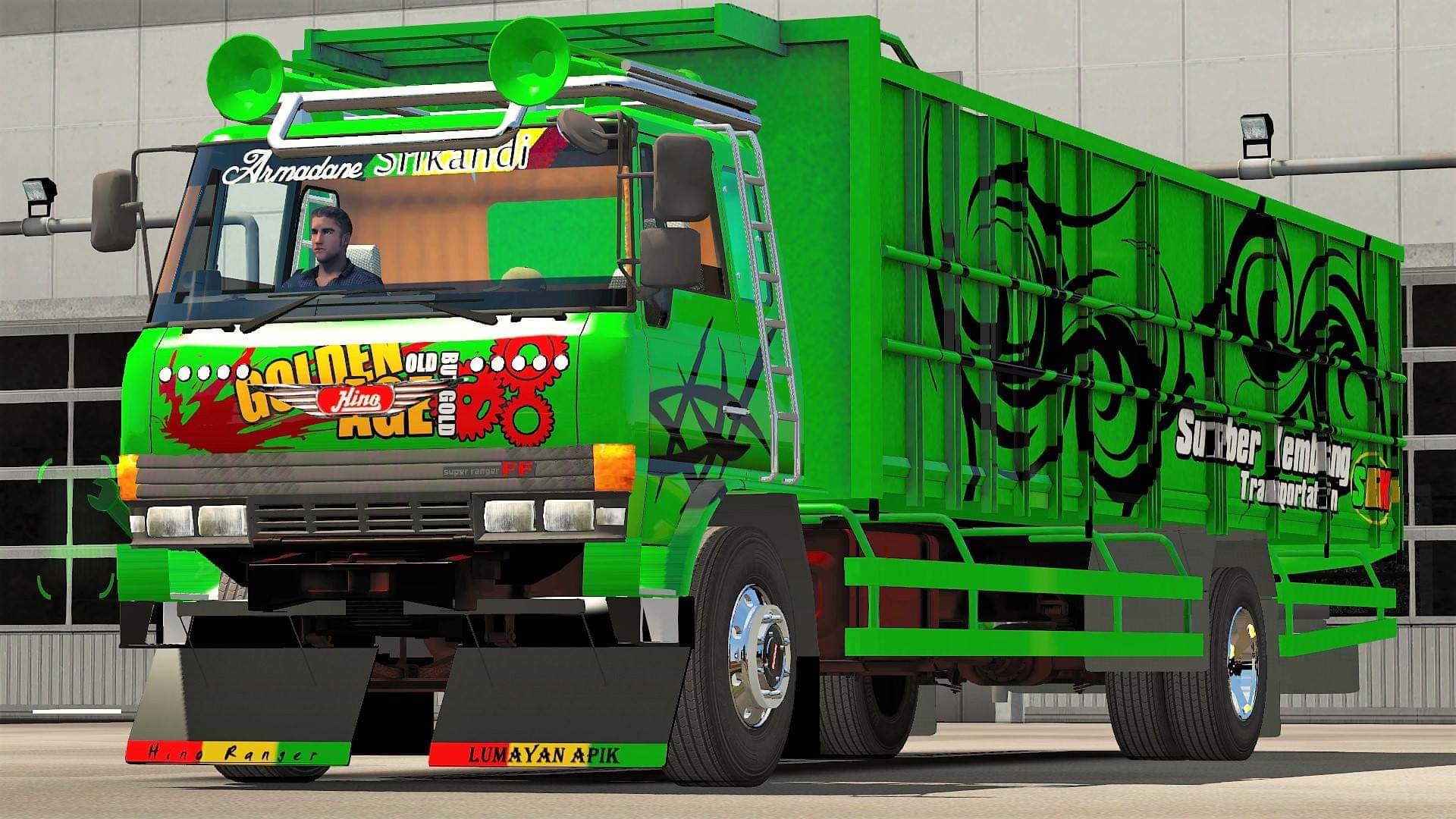 Sumber Kembang Transportation Retro Skin