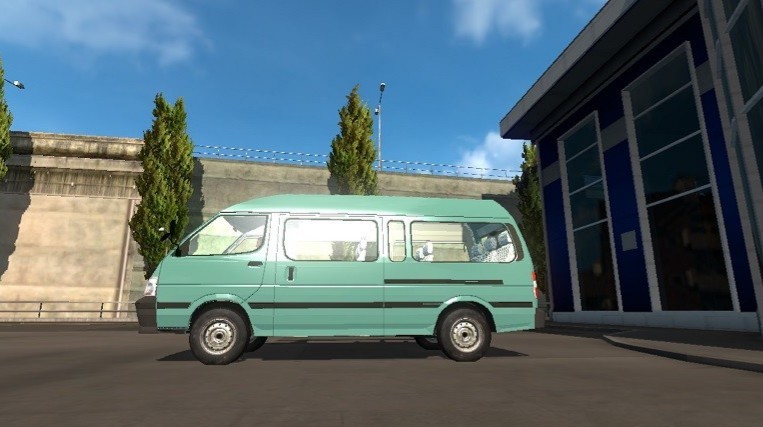 Toyota Hiace SuperCustom Van 1996 ETS2 1.34 Toyota Hiace SuperCustom Van 1996 ETS2 1.34