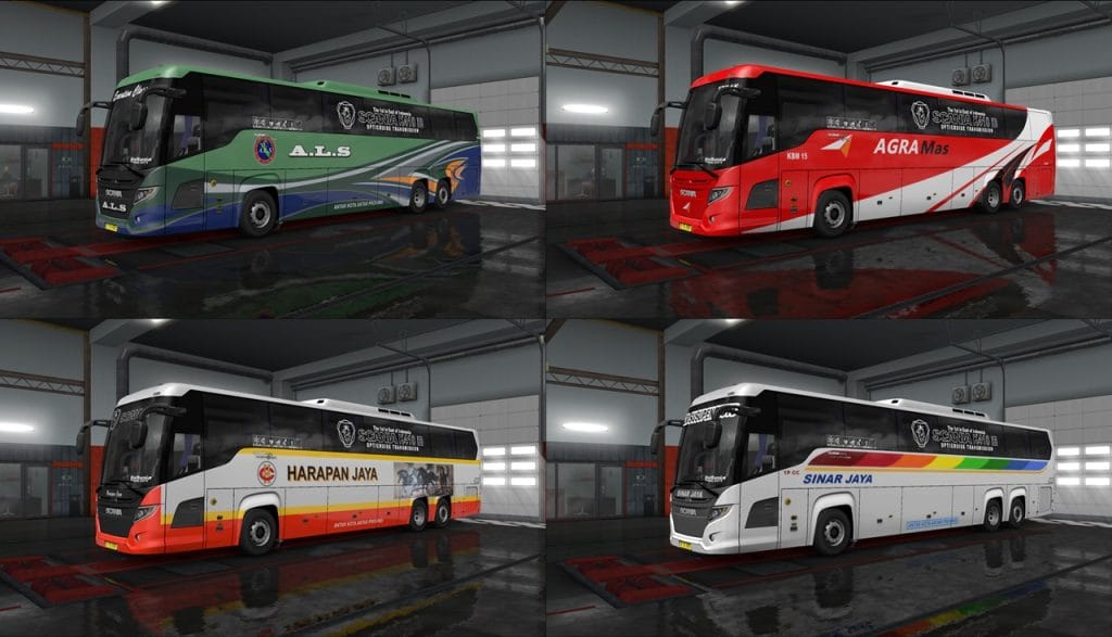 Skinpack Scania Touring HD