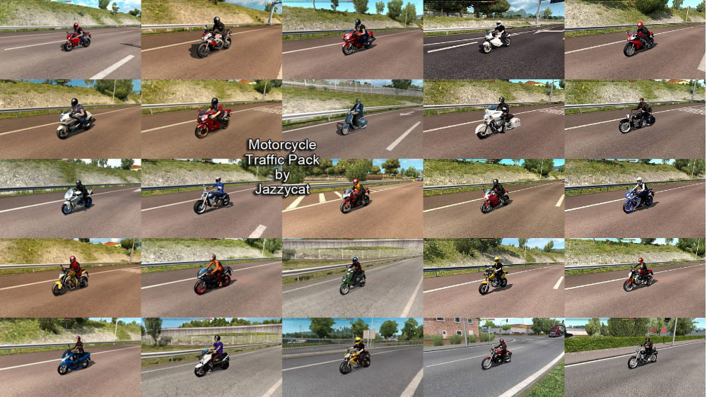 Motorcycle Traffic Pack by Jazzycat v 3.0.1 Motorcycle Traffic Pack by Jazzycat v 3.0.1