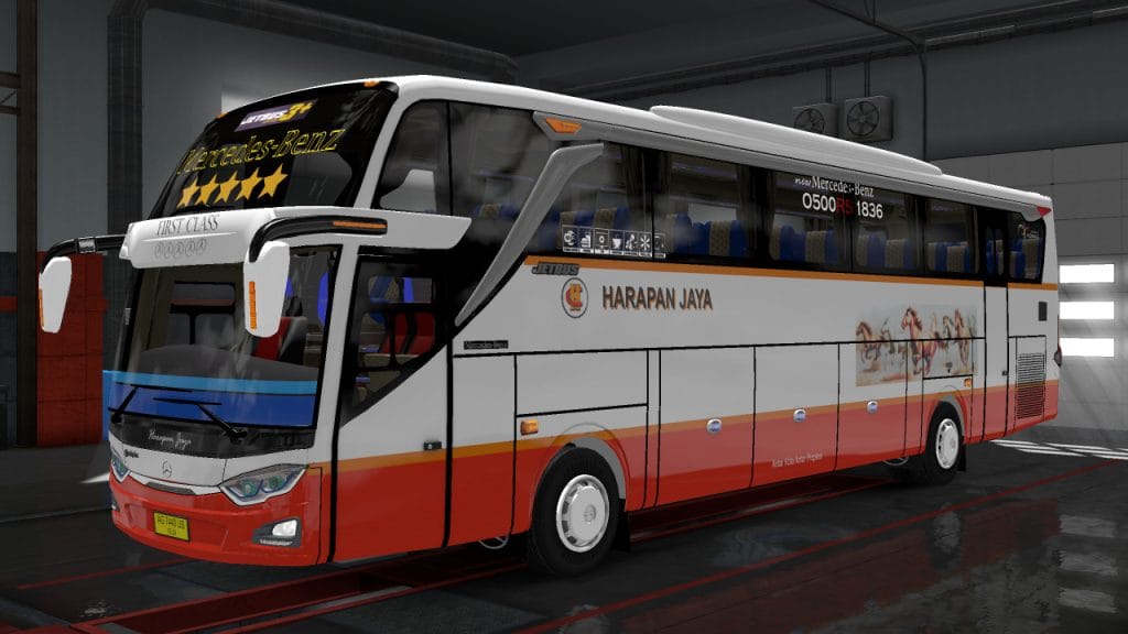 Livery Harapan Jaya Jetbus 3+ For Jetbus SHD Pack Ojepeje
