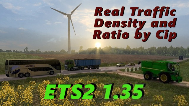 Real Traffic Density and Ratio ETS2 1.35.e Real Traffic Density and Ratio ETS2 1.35.e