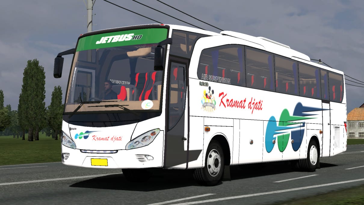 Skin Kramat Djati Putih for Jetbus HD Abdul Dudu cvt FPS
