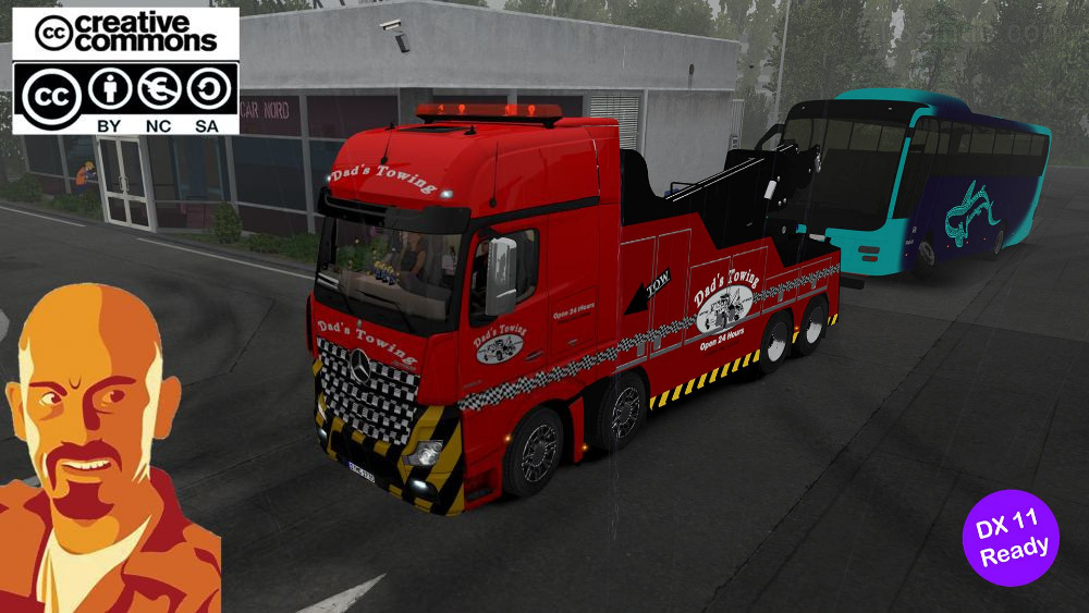 Fixed MB Actros MPIV Crane Truck 1.35.x DX11