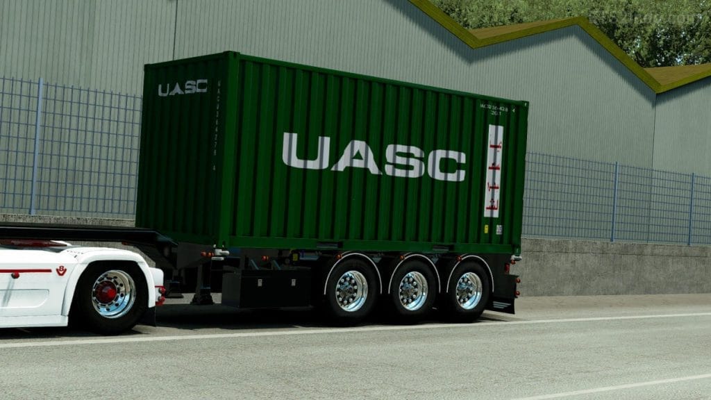 Container Trailer by Rhino3D