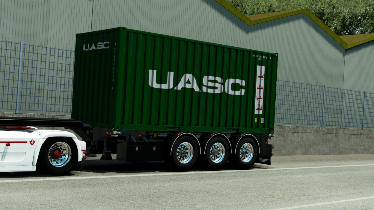 Container Trailer by Rhino3D