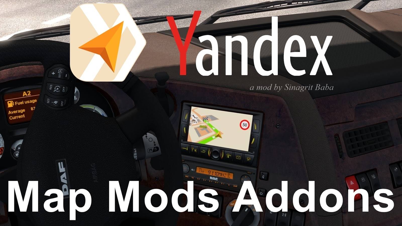Yandex Navigator Normal & Night Version Map Mods Addons v2.0 Yandex Navigator Normal & Night Version Map Mods Addons v2.0