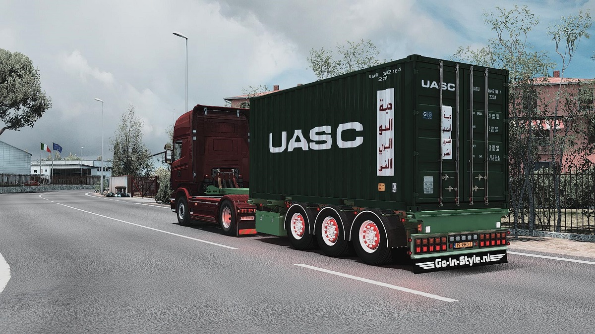 Container Trailer by Rhino3D v1.2 Container Trailer by Rhino3D v1.2