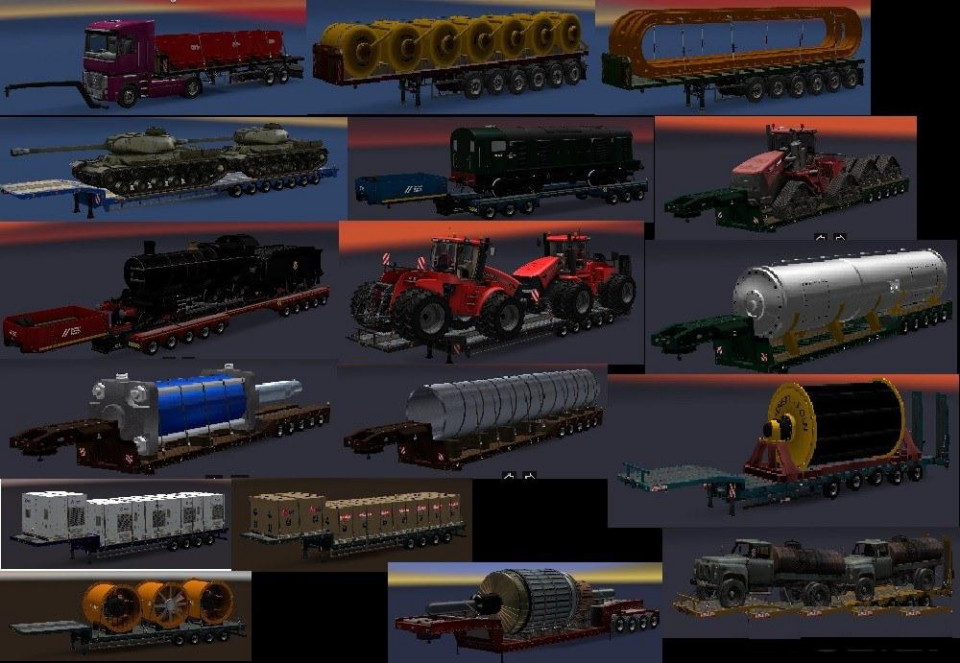 Chris45 Trailers Pack V9.15 for ETS2 V1.36 Chris45 Trailers Pack V9.15 for ETS2 V1.36