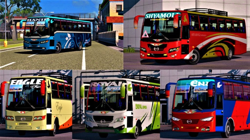 Hino AK 1J With 7 Front & 8 Back