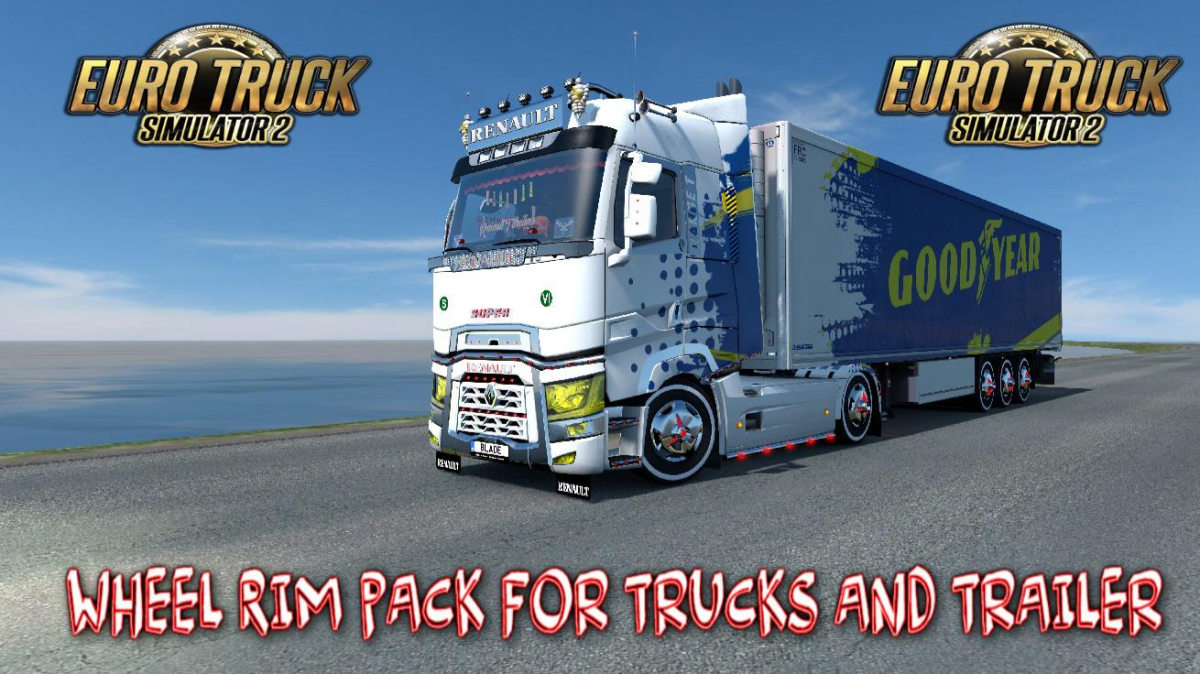 Wheel Rim Pack for trucks and Trailers 1.36 Wheel Rim Pack for trucks and Trailers 1.36