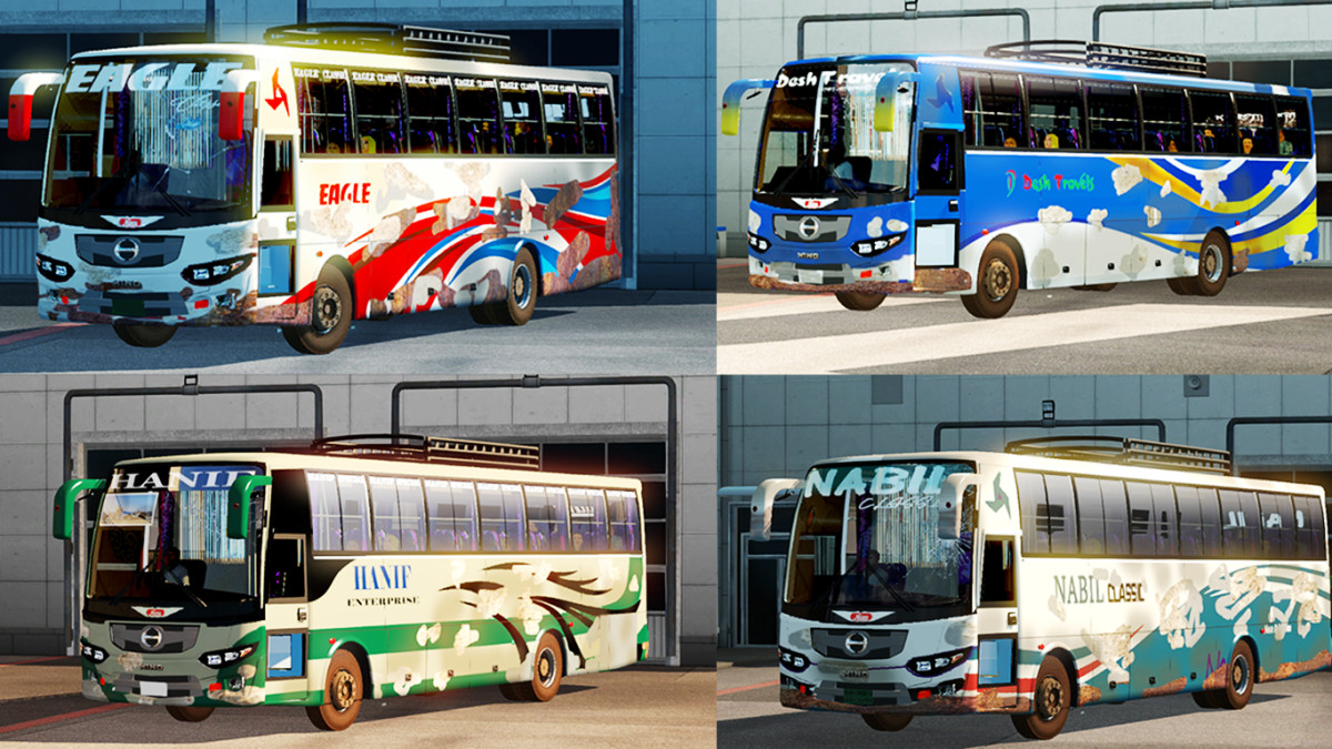 Hino AK1J Dirty Buspack Hino AK1J Dirty Buspack