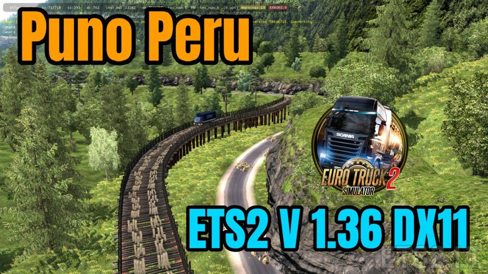 Map Puno Peru DX11 ETS2 1.36.x Map Puno Peru DX11 ETS2 1.36.x