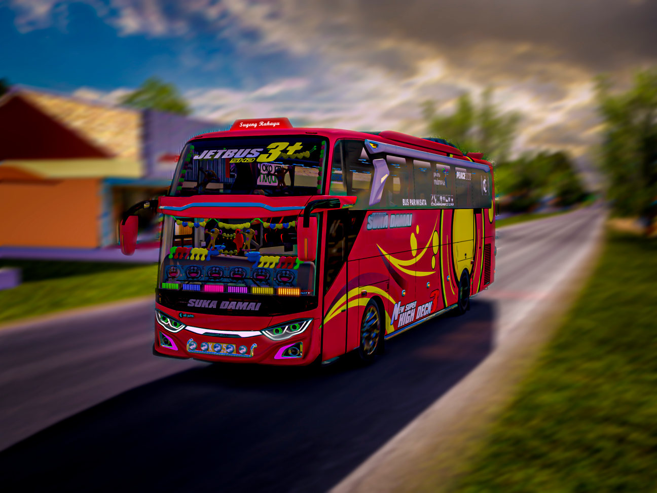 Livery Suka Damai untuk JB3 SHD Adudu, ZTom, M Nasir, Okta Cvt Diny Livery Suka Damai untuk JB3 SHD Adudu, ZTom, M Nasir, Okta Cvt Diny