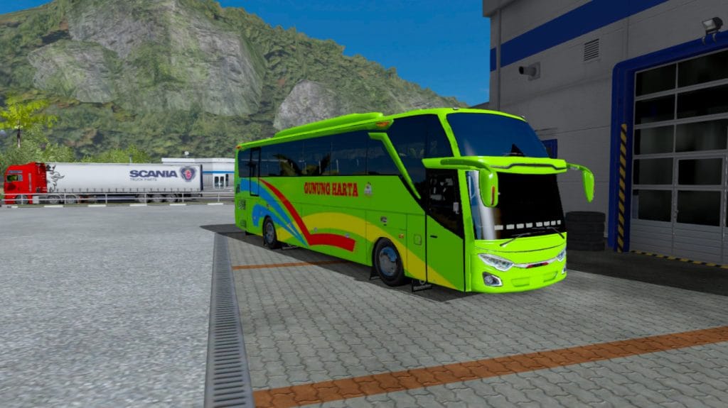 Livery Gunung Harta untuk Jetbus 3 Reborn v1 by Rindray
