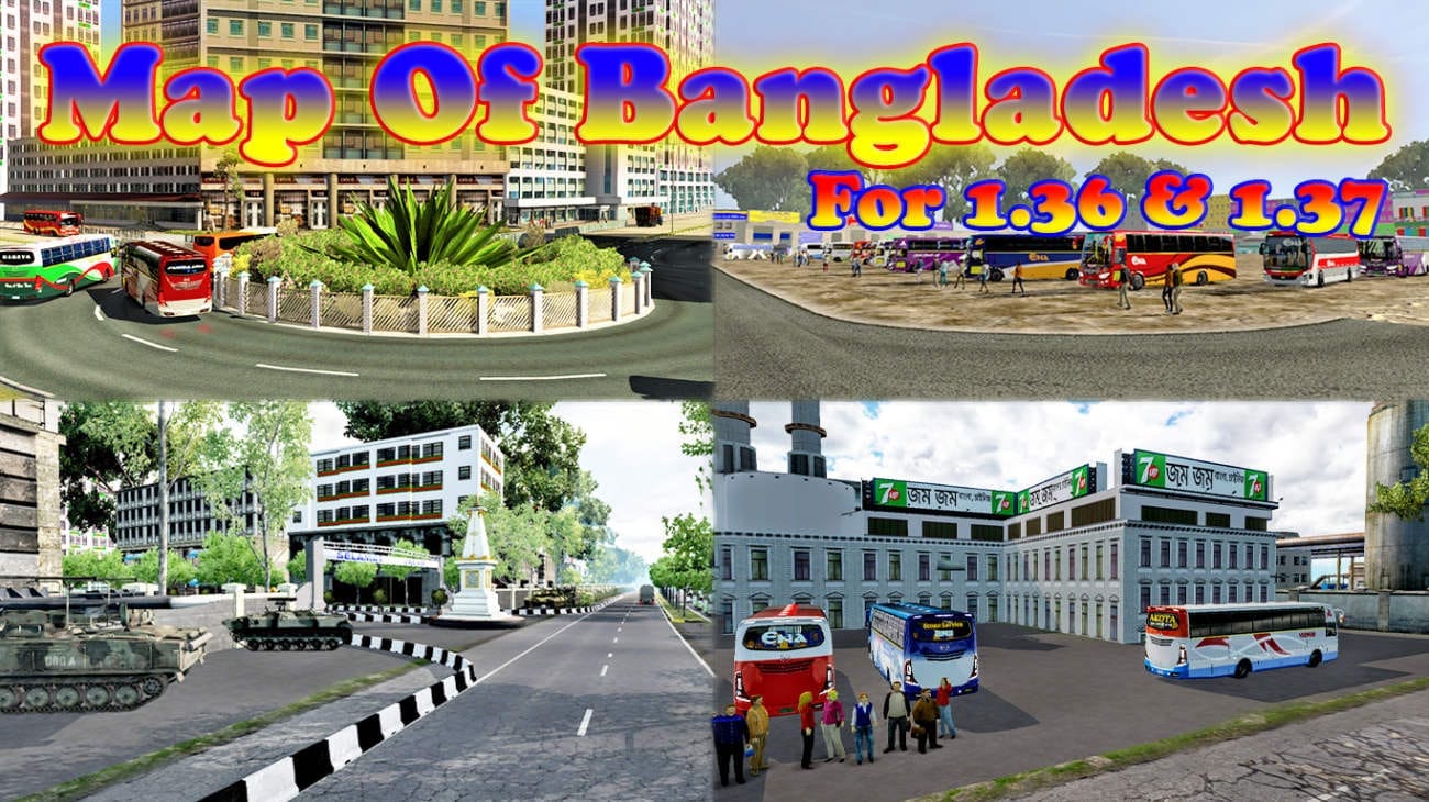 Map OF Bangladesh V2.0 (1.36 & 1.37) Map OF Bangladesh V2.0 (1.36 & 1.37)