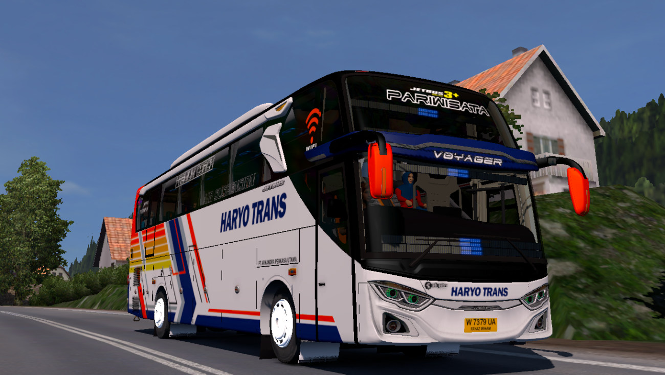 Livery Haryo Trans for Jetbus 3+ SHD HINO RK8 Adudu Cvt Diny V1 by Fayaz Livery Haryo Trans for Jetbus 3+ SHD HINO RK8 Adudu Cvt Diny V1 by Fayaz