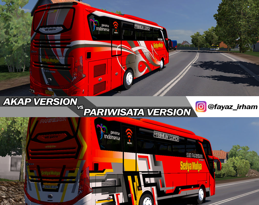 Livery Pack Sedya Mulya for Jetbus 3+ SHD HINO RK8 Adudu Cvt Diny V1 by Fayaz Livery Pack Sedya Mulya for Jetbus 3+ SHD HINO RK8 Adudu Cvt Diny V1 by Fayaz