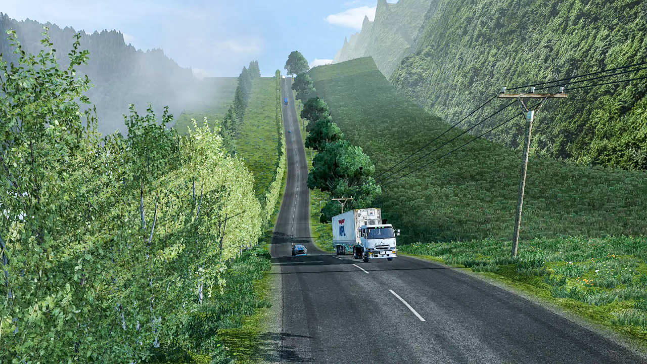 Map Tangkuban Perahu ETS2 V1.30 - V1.38 Map Tangkuban Perahu ETS2 V1.30 - V1.38