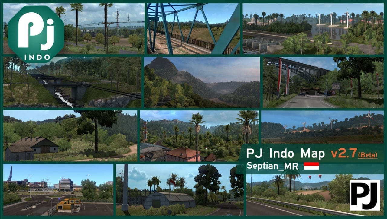 Map PJ Indo v2.7 Beta - ETS2 1.38