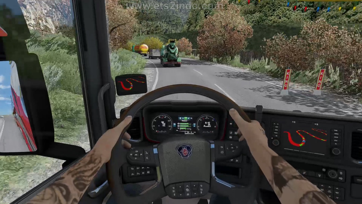 Mod Animasi Tangan Di Setir - ETS2 1.39 Mod Animasi Tangan Di Setir - ETS2 1.39
