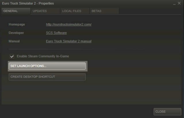 Launch Options Launch Options