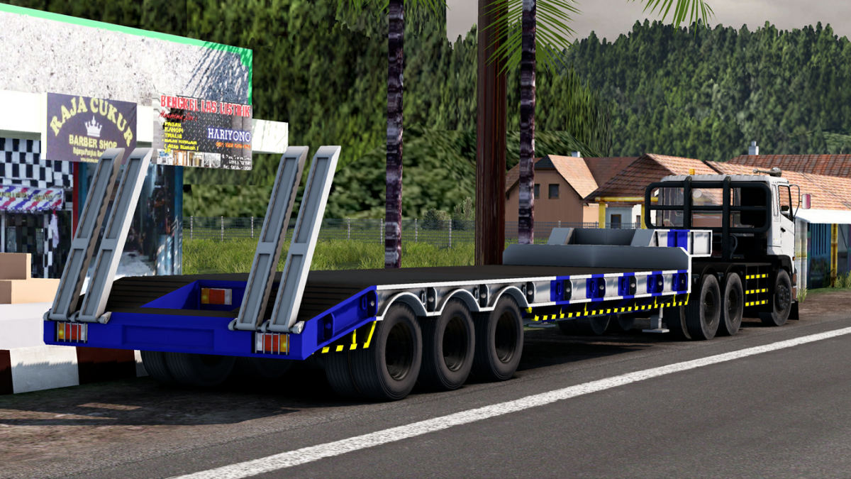 Trailer Lowboy Indonesia 1.36 up Trailer Lowboy Indonesia 1.36 up