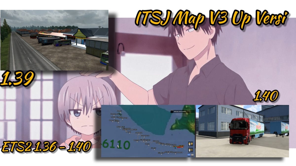 Map ITSJ Update ETS2 1.39 - 1.40