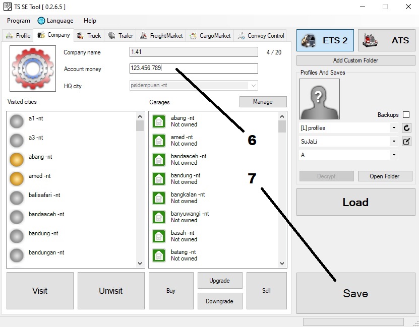 TS save editor TS save editor