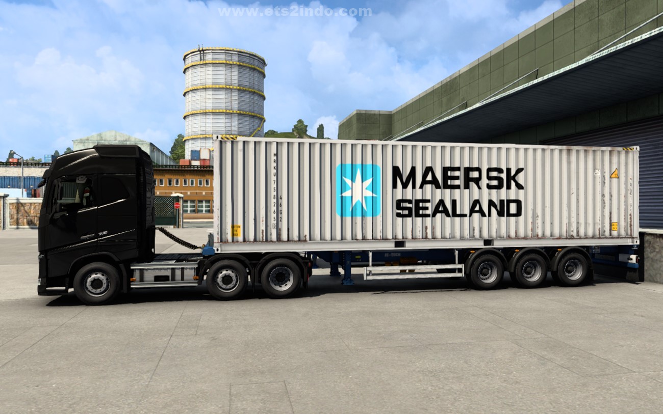 TATA Container Carrier Trailer and Cargo Pack ETS2 1.41 TATA Container Carrier Trailer and Cargo Pack ETS2 1.41