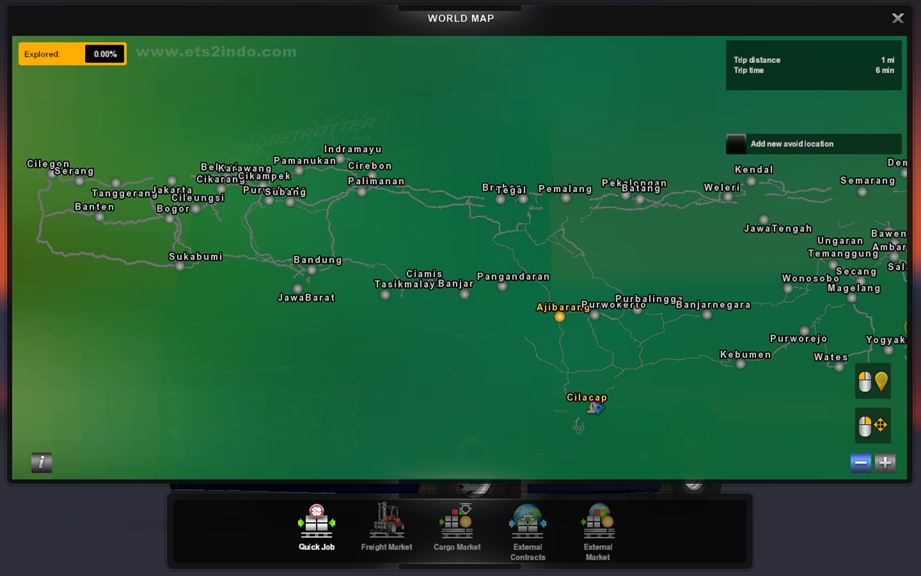 MAP PJSE V.1.4 Jelajah Jawa ETS2 1.31 - 1.41 MAP PJSE V.1.4 Jelajah Jawa ETS2 1.31 - 1.41