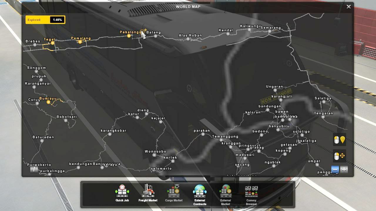 New Map Gabungan Indonesia ETS2 1.41 New Map Gabungan Indonesia ETS2 1.41