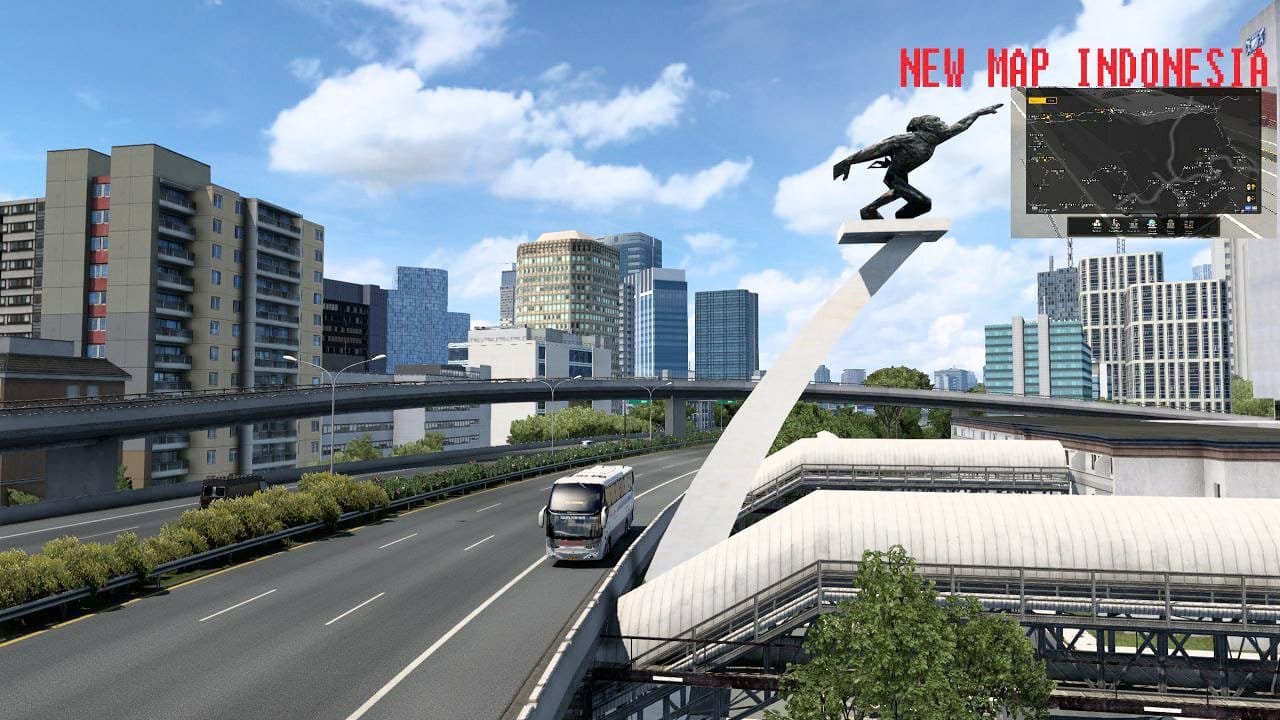 New Map Gabungan Indonesia ETS2 1.41 New Map Gabungan Indonesia ETS2 1.41