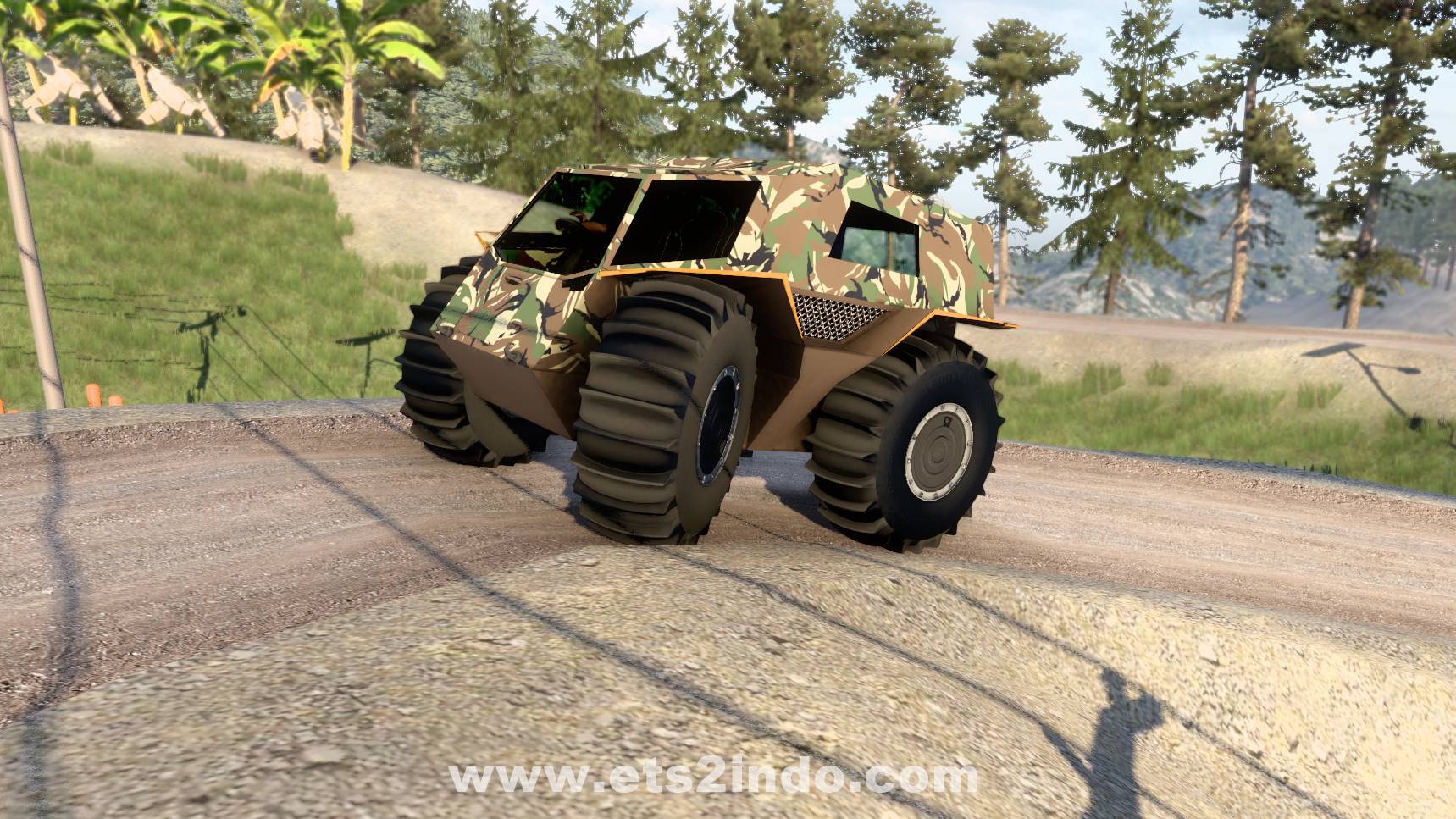 Mod SHERP ATV Mobil Amfibi untuk ETS2 Mod SHERP ATV Mobil Amfibi untuk ETS2