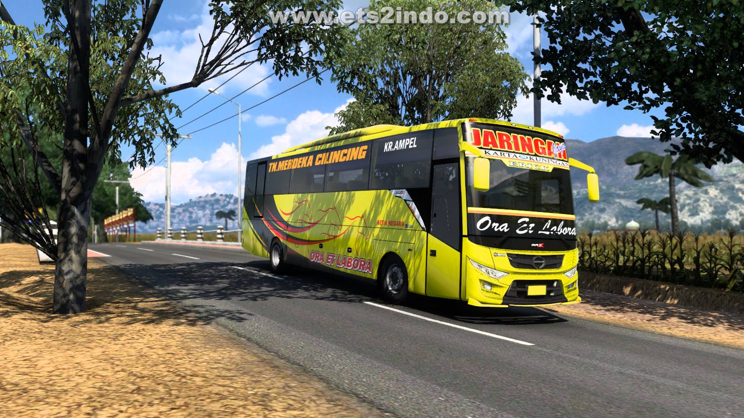 Bus MAX Tentrem HSIR ETS2 Setia Negara Bus MAX Tentrem HSIR ETS2 Setia Negara