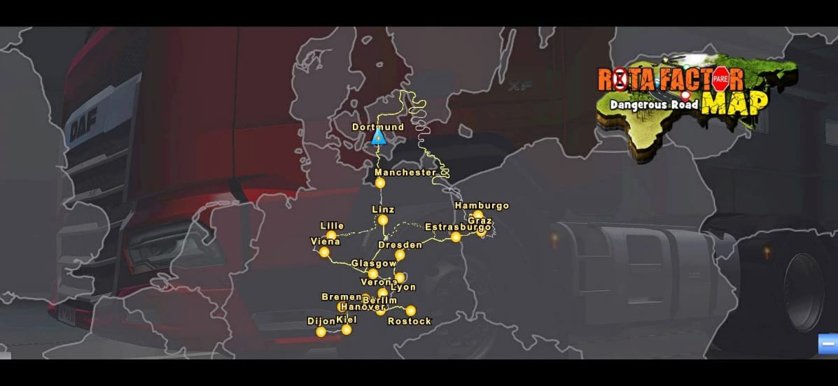 Map Rota Factor Dangerous Road 1.0.7 - ETS2 1.44 Map Rota Factor Dangerous Road 1.0.7 - ETS2 1.44