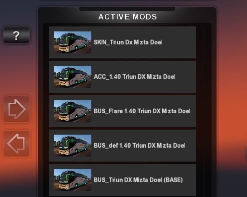 Mod Bus Trijaya Union ETS2 1.36 - 1.45
