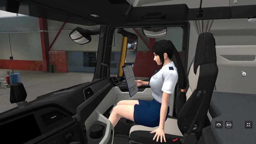 Mod Penumpang Wanita Lianshi ETS2 1.45-1.47 Mod Penumpang Wanita Lianshi ETS2 1.45-1.47