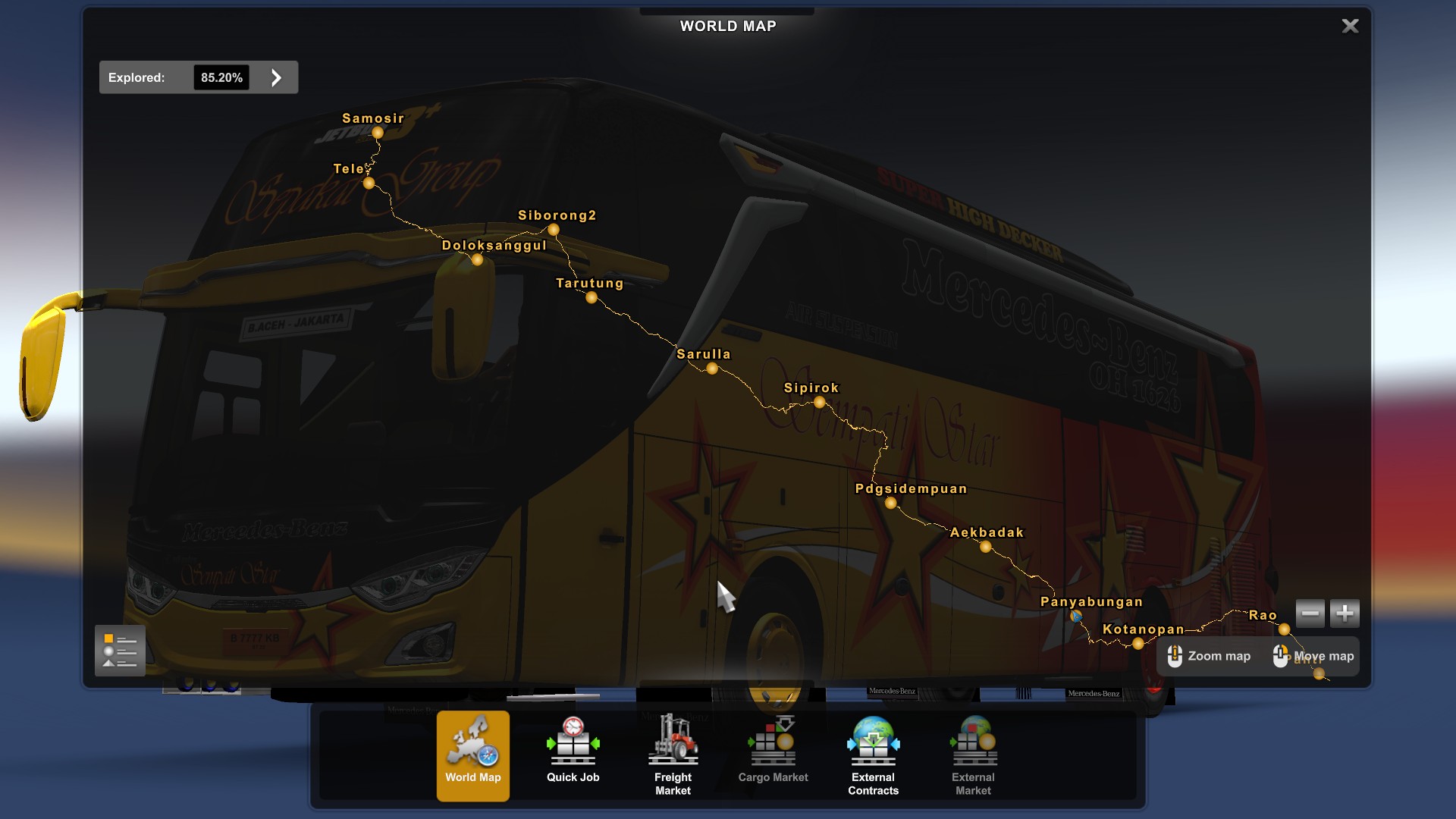 Map Sitinjau Lauik V12 ETS2 1.49 Map Sitinjau Lauik V12 ETS2 1.49