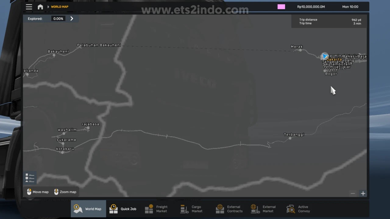 Map NTJS (NjirxJRR Transumatra Jateng Sundanese) ETS2 1.56 Map NTJS (NjirxJRR Transumatra Jateng Sundanese) ETS2 1.56