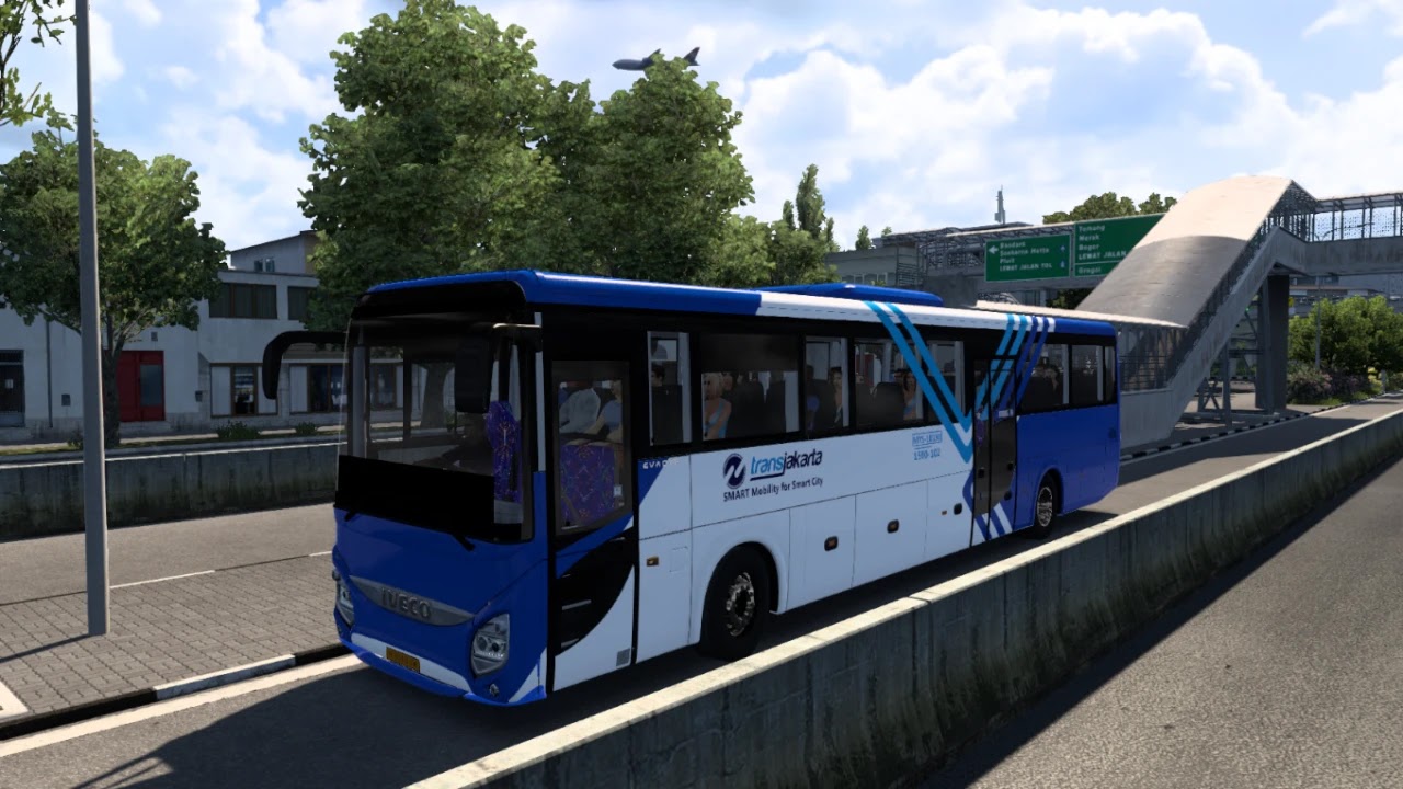 Mod Bus Transjakarta Iveco Evadys 4x2 ETS2 1.56 Mod Bus Transjakarta Iveco Evadys 4x2 ETS2 1.56