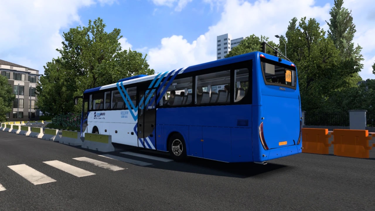 Mod Bus Transjakarta Iveco Evadys 4x2 ETS2 1.56 Mod Bus Transjakarta Iveco Evadys 4x2 ETS2 1.56
