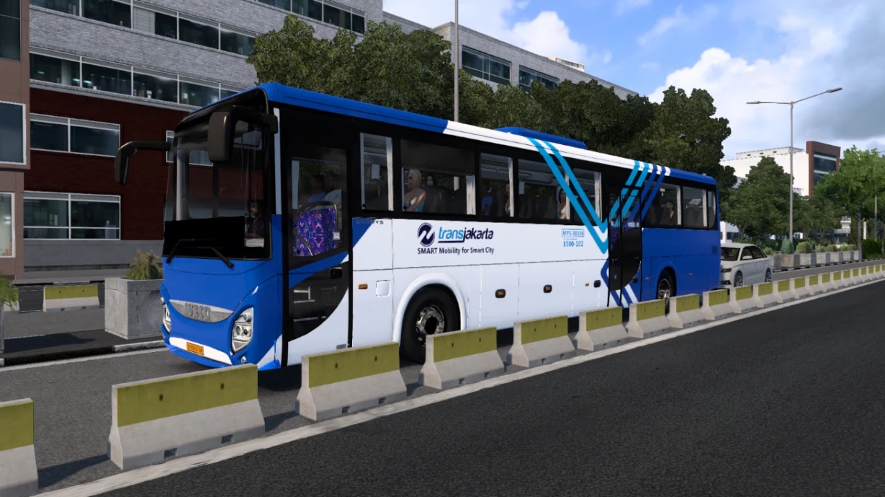 Mod Bus Transjakarta Iveco Evadys 4x2 ETS2 1.56 Mod Bus Transjakarta Iveco Evadys 4x2 ETS2 1.56