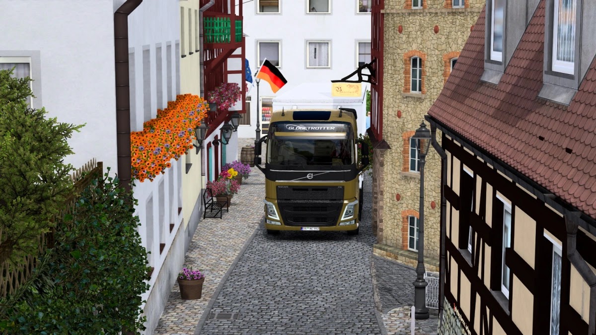 New Narrow Roads Map Mod For ETS2 1.53 New Narrow Roads Map Mod For ETS2 1.53