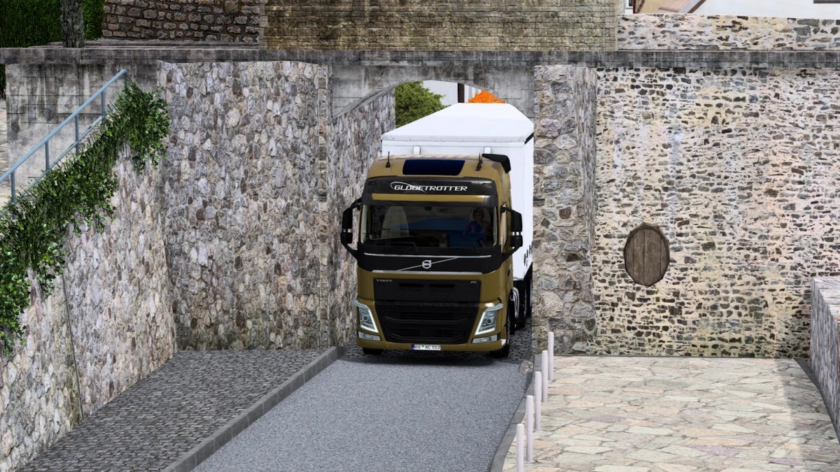 New Narrow Roads Map Mod For ETS2 1.53 New Narrow Roads Map Mod For ETS2 1.53