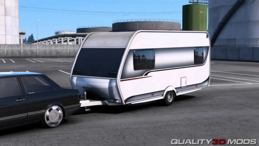 Mod Trailer Mobil - ETS2 1.53 Mod Trailer Mobil - ETS2 1.53