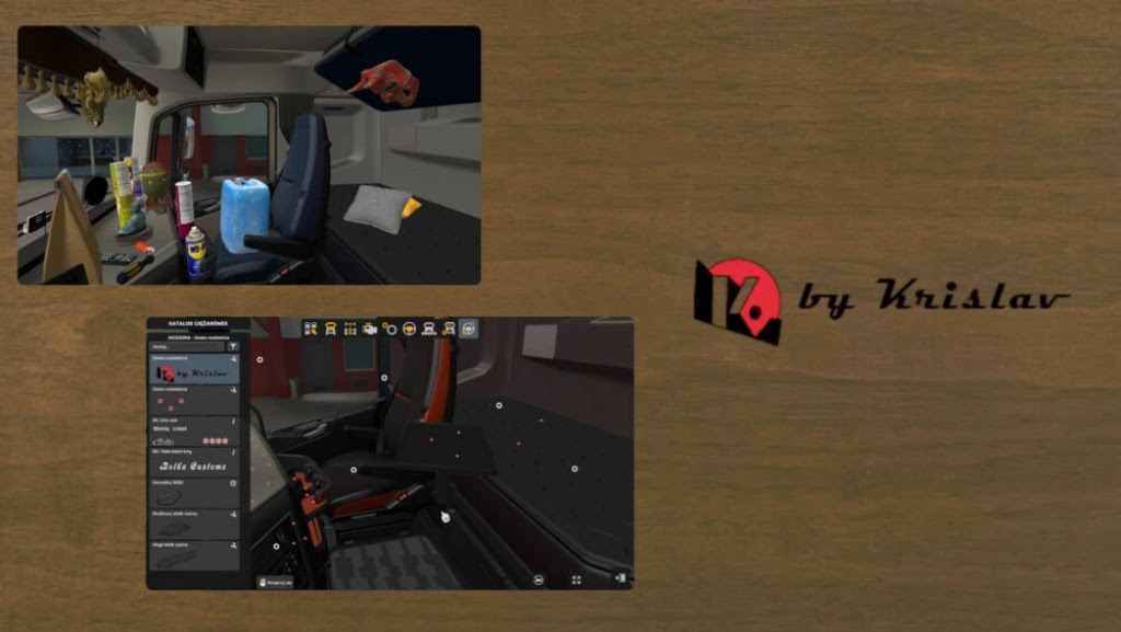 Interior Addons by Krislav ETS2 1.53 Interior Addons by Krislav ETS2 1.53